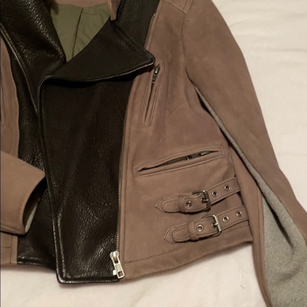 Yigal Azrouel Lamb Leather Moto Jacket - Picture 4 of 7